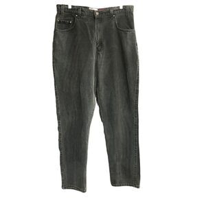 LEVI STRAUSS Signature Men’s Loose Fit 545 Jeans VINTAGE Faded‎ Black Size 36/31
